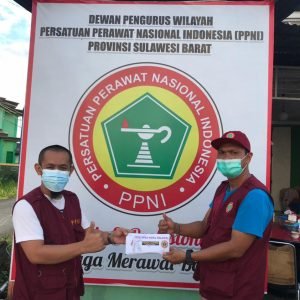 PPNI Palopo Serahkan Bantuan Logistik dan Perawat Untuk Bantu Bencana Sulbar