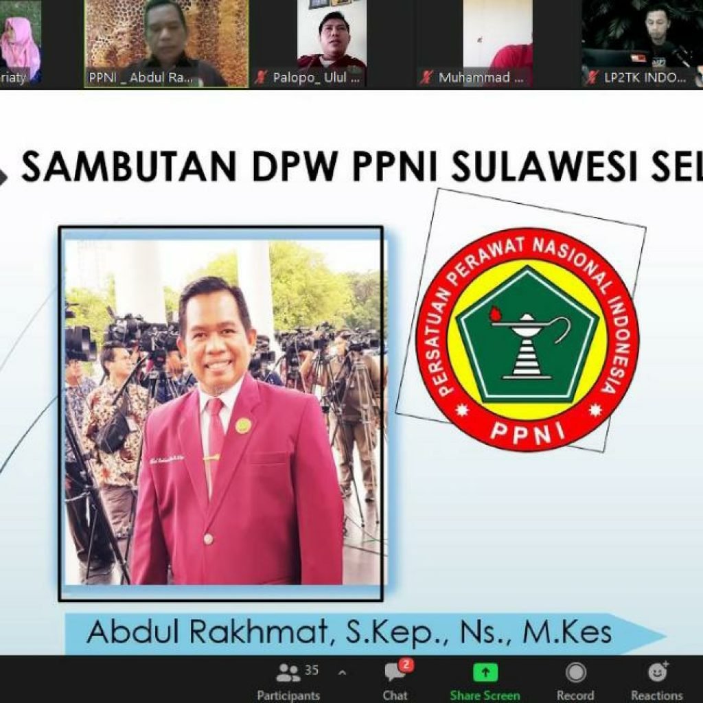 Pra Rakerwil 2 PPNI Sulsel, Rakhmat Buka Pelatihan BTCLS Zona 5