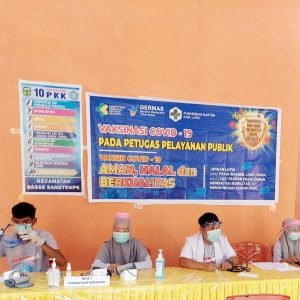 Vaksin Tahap Kedua di Kecamatan Bastem Fokuskan Tenaga Pendidik