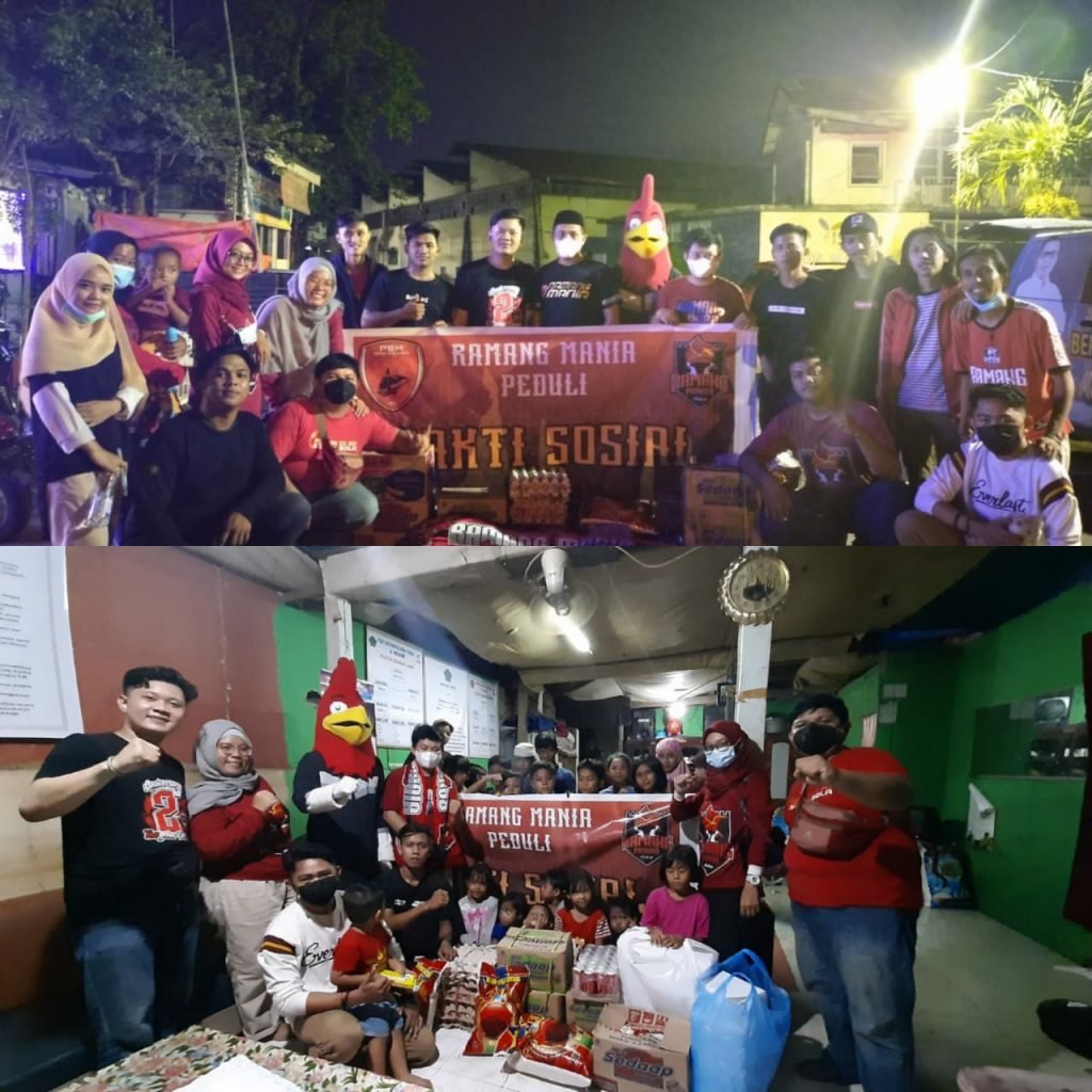 Ramang Mania dan Rooster Sambangi dua Panti Asuhan Di Kota Makassar