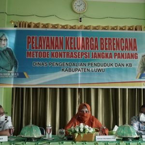 Dinas Dalduk dan KB Beserta TP PKK Luwu Gelar Pelayanan Keluarga Berencana MKJP