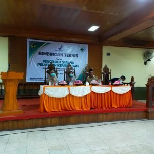 Dinas kesehatan menggelar Bimtek Saryanfar