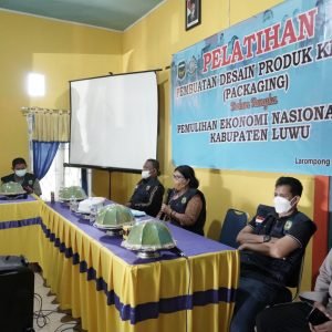 Pemulihan Ekonomi Nasional, Pelaku UMKM Kecamatan Larompong Selatan Ikuti Pelatihan Packaging