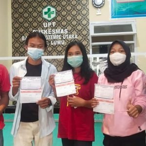 Hambastem Kerjasama Puskesmas Bastem Utara Gelar Vaksinasi Covid-19
