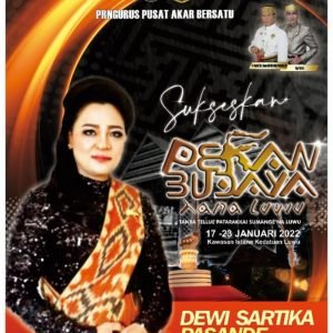 Ketua Umum PP Akar Bersatu, Ajak Masyarakat Sukseskan Pekan Budaya Tana Luwu