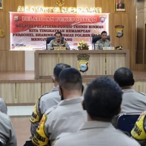 Polres Palopo Gelar Pelatihan Fungsi Teknis Binmas