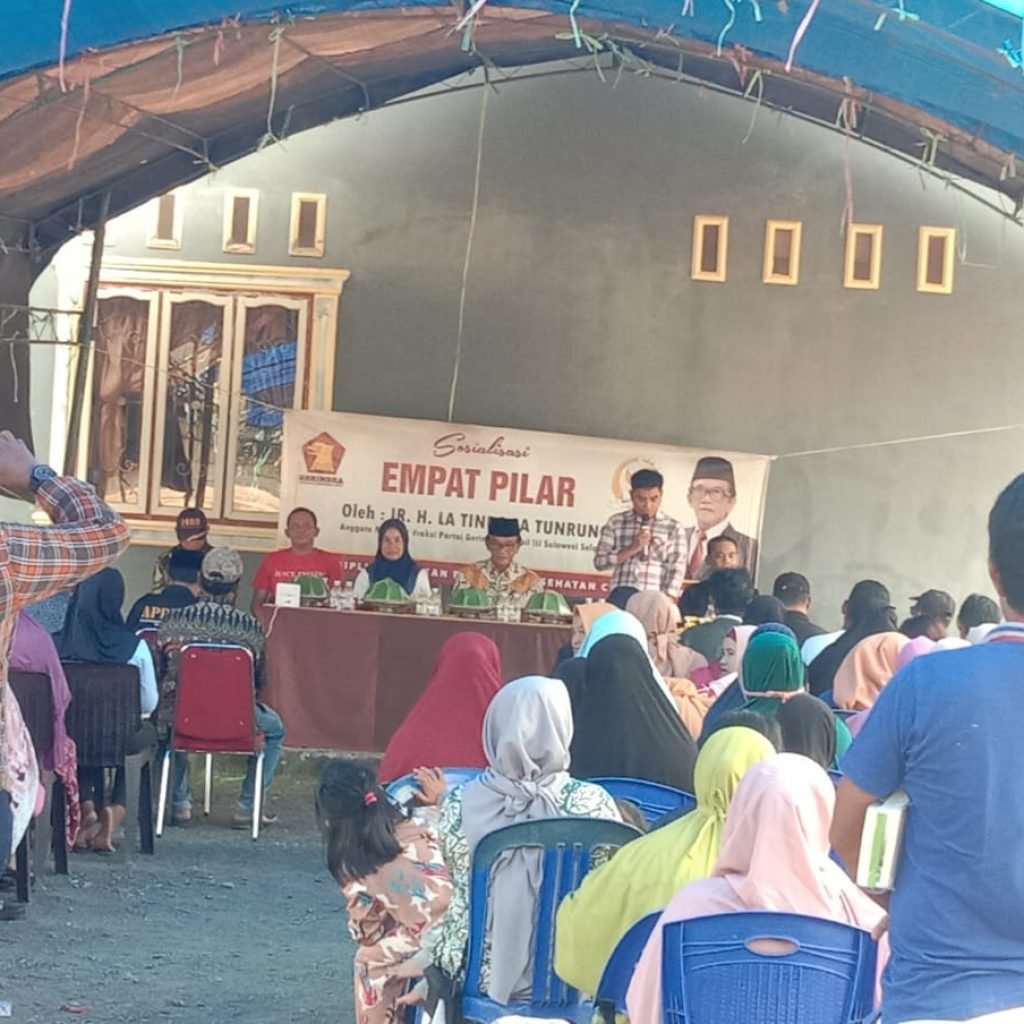 Gelar Sosialisasi 4 Pilar, La Tinro : Mari Junjung Tinggi Persatuan dan Kesatuan