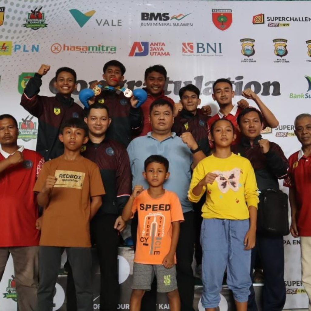 Di Ikuti Ribuan Peserta, Dojo Inkado Bea Cukai Malili Boyong 6 Medali di Kejuaraan Karate Sawerigading Cup 2023