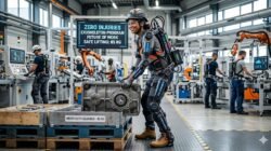 Masa Depan Penggunaan Robot Exoskeleton Untuk Membantu Pekerja Pabrik Mengangkat Beban Berat Tanpa Cedera