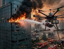 Inovasi Teknologi Drone Pemadam Kebakaran Untuk Menjangkau Gedung Tinggi Yang Sulit Diakses